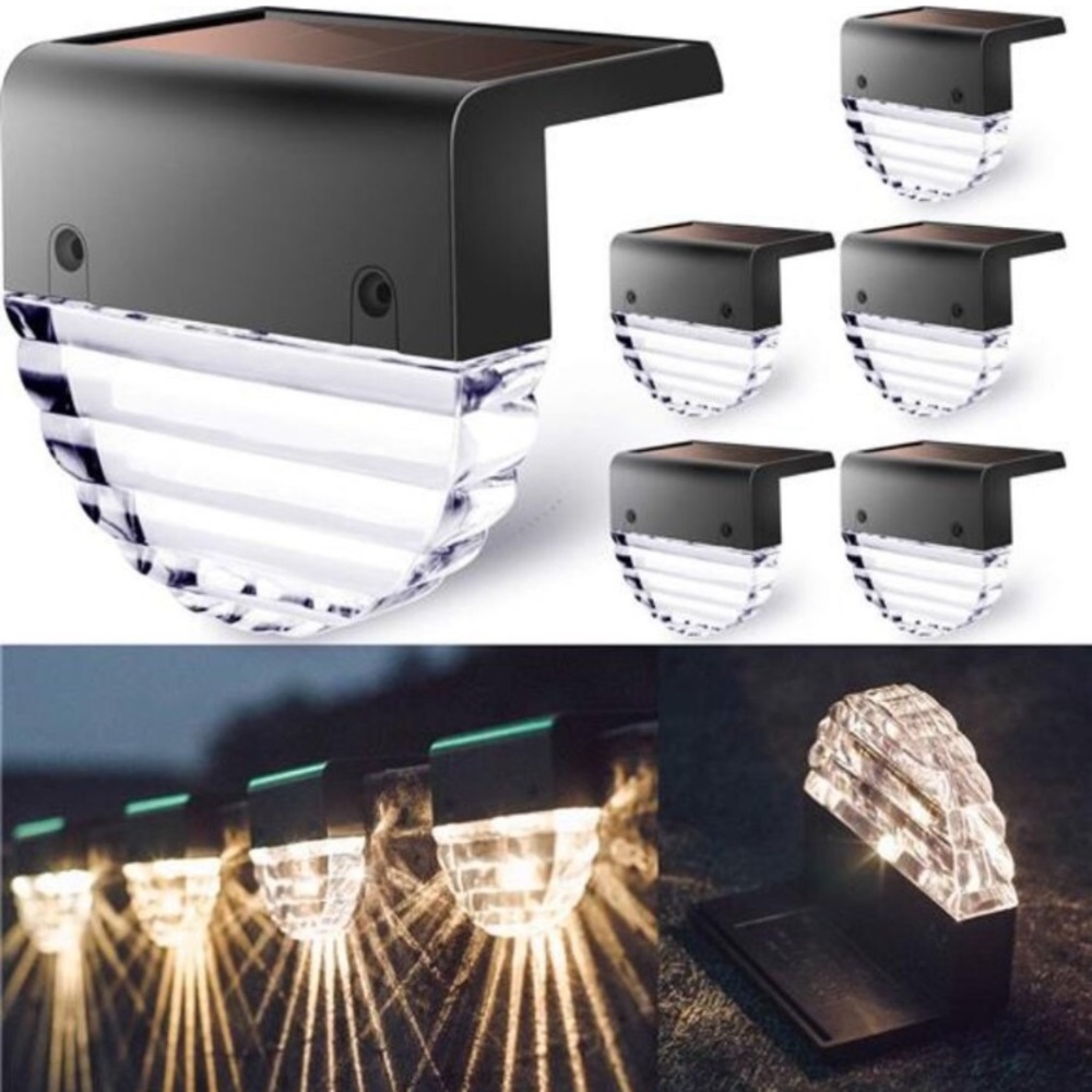 Solar Deck Lights, Outdoor Lighting Backyard Decor Outside Step Lights Garden